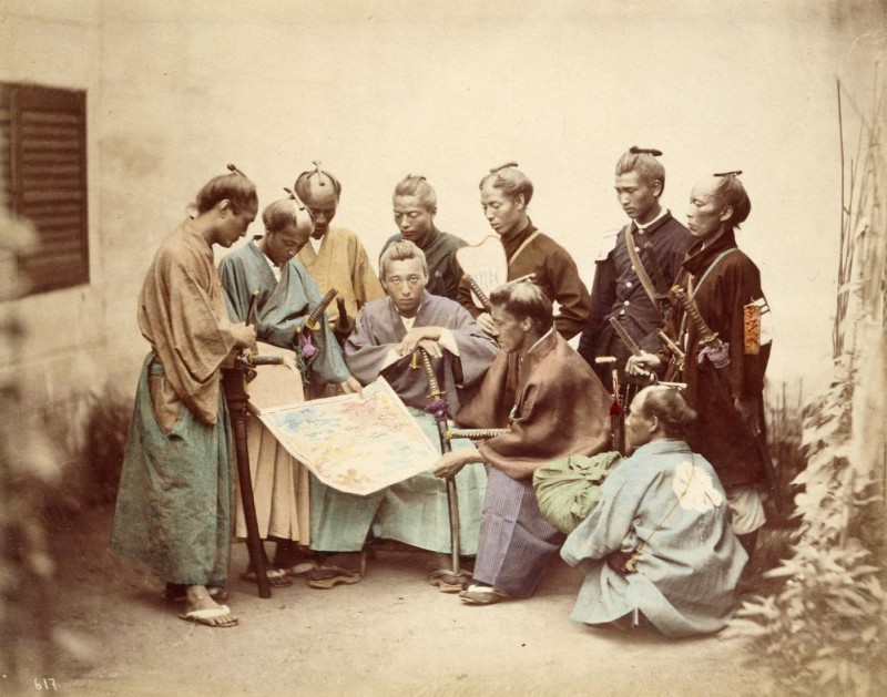 самураи клана Сацума, с которыми сражался отряд Синсэнгуми во время войны Босин