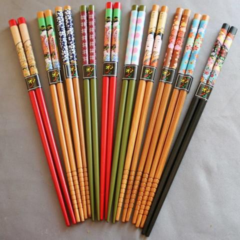 Разновидности японских палочек «хаси»